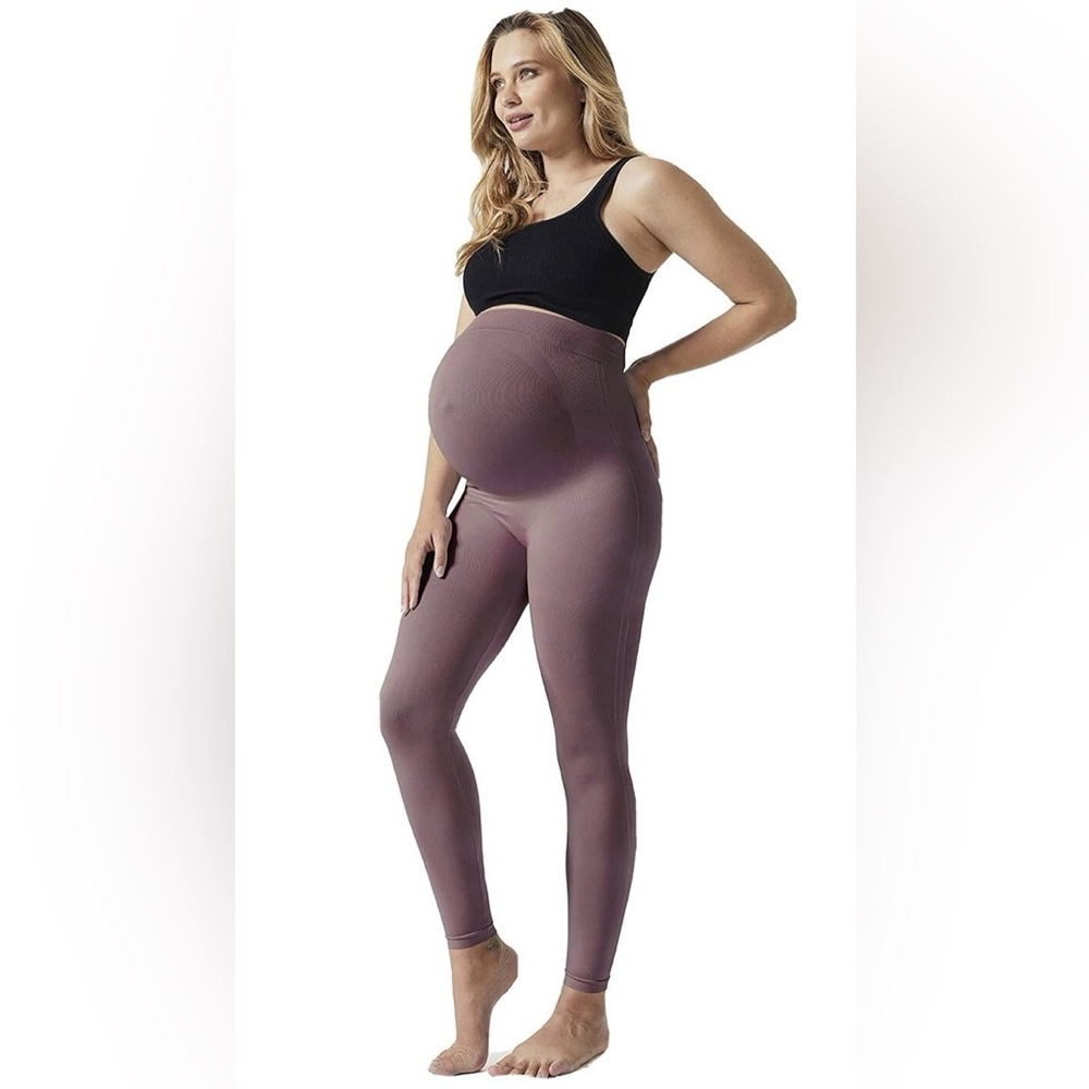 Blanqi Everyday Maternity Belly Support High Rise Leggings Size Small
